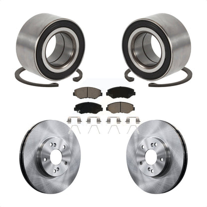 Kit de rotor et de plaquettes de frein de roulement de roue avant pour Honda Accord Hybrid 2005 avec 3.0