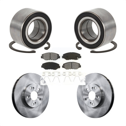 Kit de rotor et de plaquettes de frein de roulement de roue avant pour Honda Accord Hybrid 2005 avec 3.0