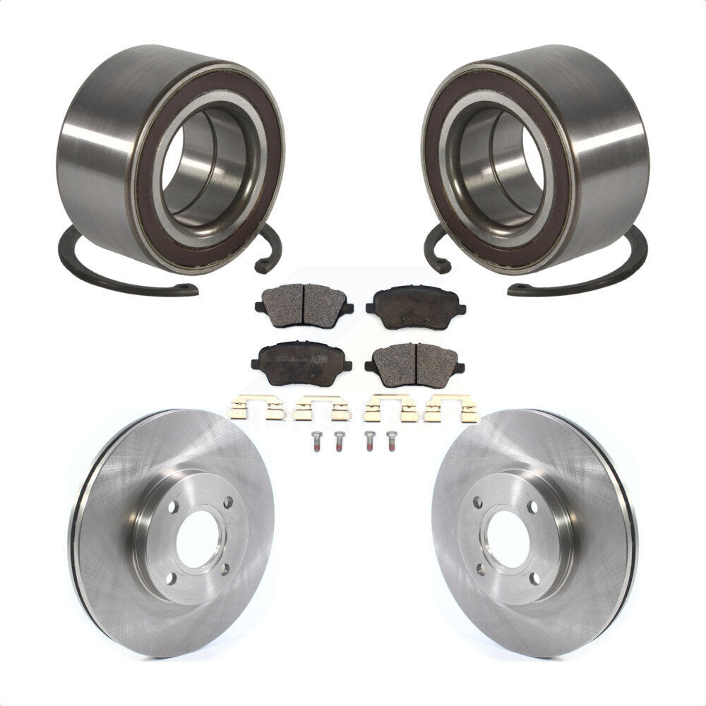 Kit de rotors et plaquettes de frein à disque de roulement de roue avant pour Ford Fiesta ST 2014 – 2019