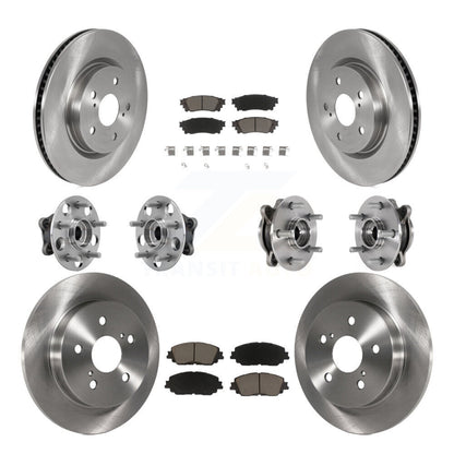 Kit de Rotor et de plaquettes de frein, roulement de moyeu avant et arrière (10 pièces), pour Toyota Camry Lexus ES25