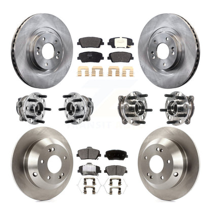 Kit de plaquettes de rotor de frein, roulement de moyeu avant et arrière (10 pièces) pour Kia Sorento FW 2016 – 2020