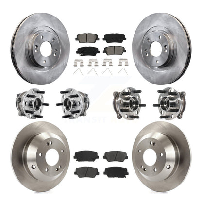 Kit de plaquettes de rotor de frein, roulement de moyeu avant et arrière (10 pièces) pour Kia Sorento FW 2016 – 2020