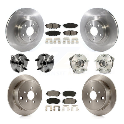 Kit de rotors et plaquettes de frein à disque, roulements de moyeu avant et arrière (10 pièces) pour Subaru Imprez