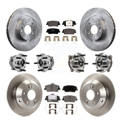Kit de plaquettes de rotor de frein, roulement de moyeu avant et arrière (10 pièces) pour Kia Sorento FW 2016 – 2020