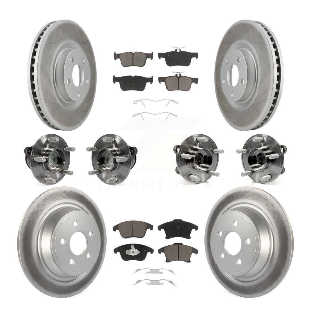 Kit de plaquettes de Rotor de frein, roulement avant et arrière (10 pièces), pour Ford Police Responder SS