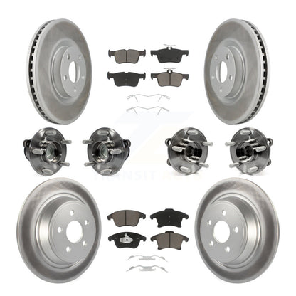 Kit de plaquettes de Rotor de frein, roulement avant et arrière (10 pièces), pour Ford Police Responder SS