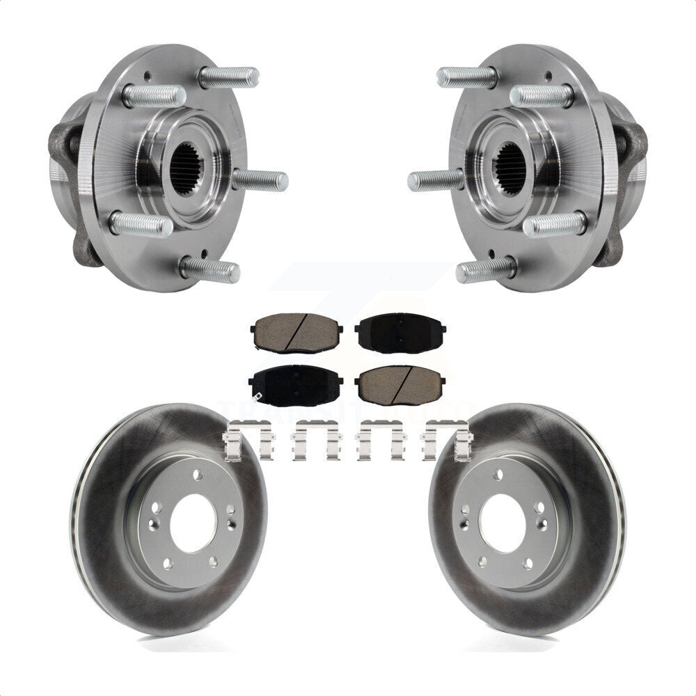 Kit de rotor et de plaquettes de frein revêtus de roulement de moyeu avant, pour Kia Soul, à aspiration naturelle