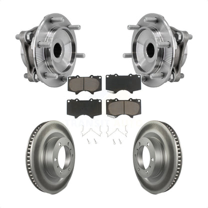 Kit de plaquettes de Rotor de frein à disque enduit de roulement de moyeu avant, pour Toyota 4Runner Lexus GX46