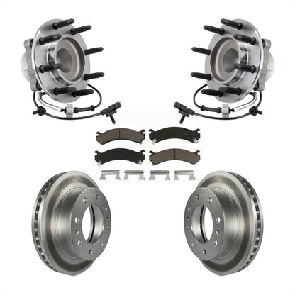 Kit de rotor de frein et de plaquettes avec roulement de moyeu avant pour Chevrolet Express 2018 250