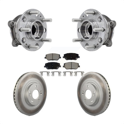 Kit de plaquettes de Rotor de frein à disque revêtu de roulement de moyeu avant, pour Hyundai Santa F 2019 – 2020