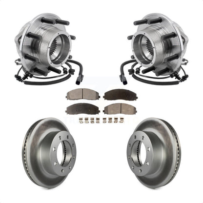 Kit de plaquettes de Rotor de frein à disque enduit de roulement de moyeu avant pour Ford F-350 Super Duty 4W