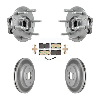 Kit de plaquettes de Rotor de frein enduit de roulement de moyeu avant, pour Chevrolet GMC Silverado 1500 X