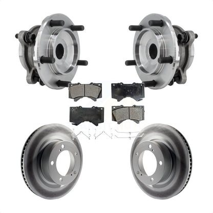Kit de plaquettes de Rotor de frein à disque enduit de roulement de moyeu avant pour Toyota Tundra Sequoia 4W