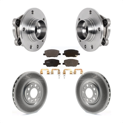Kit de plaquettes de Rotor de frein enduit de roulement de moyeu avant, pour Jeep Compass Renegade Fiat 500