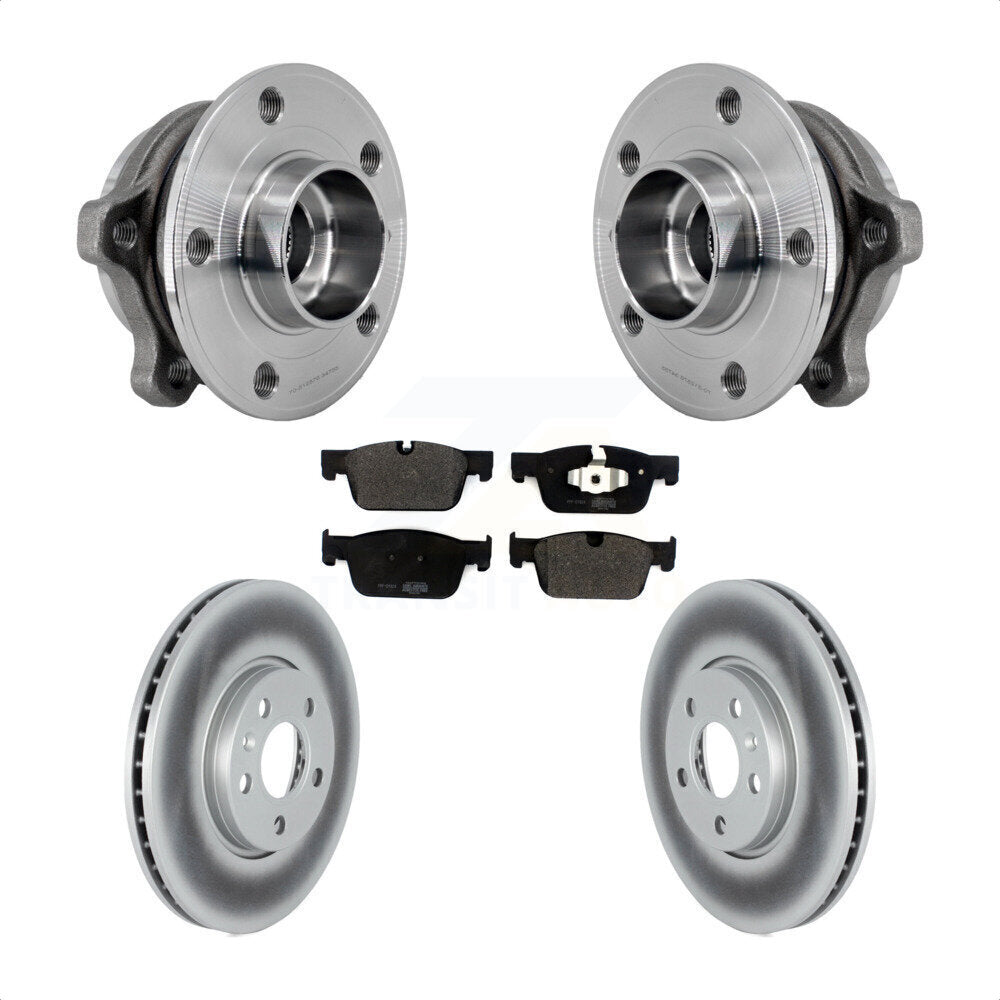Kit de plaquettes de Rotor de frein enduit de roulement de moyeu avant, pour Volvo S60 V60 S90 Cross Country