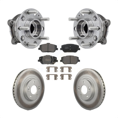 Kit de plaquettes de Rotor de frein à disque revêtu de roulement de moyeu avant, pour Hyundai Santa F 2019 – 2020