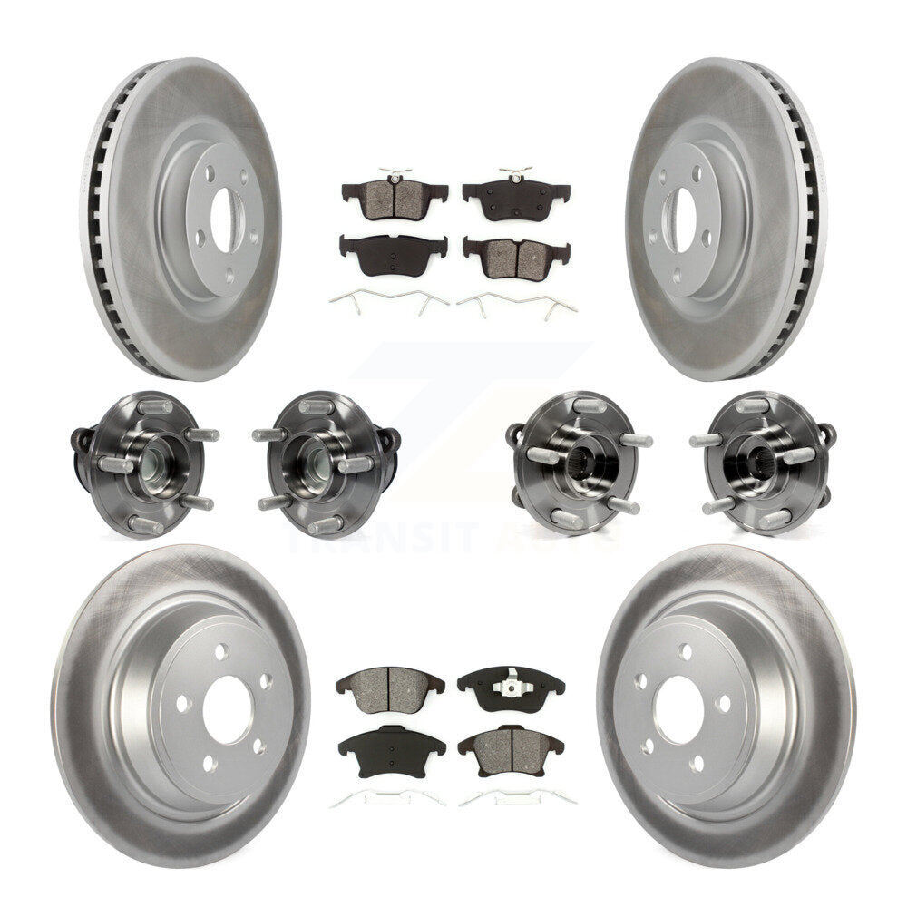 Kit de plaquettes de Rotor de frein, roulement avant et arrière (10 pièces), pour Ford Police Responder SS