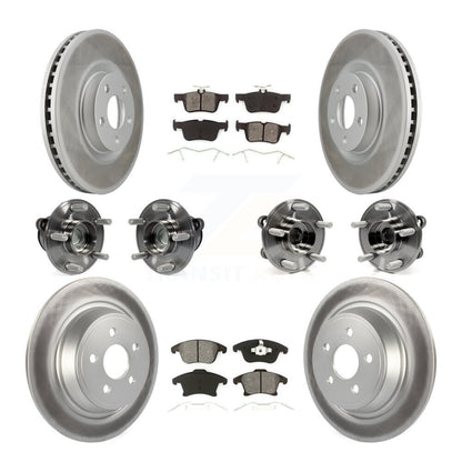 Kit de plaquettes de Rotor de frein, roulement avant et arrière (10 pièces), pour Ford Police Responder SS