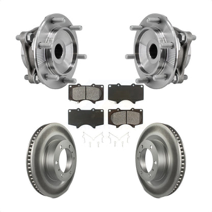 Kit de plaquettes de Rotor de frein à disque enduit de roulement de moyeu avant, pour Toyota 4Runner Lexus GX46