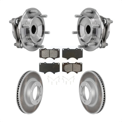 Kit de plaquettes de Rotor de frein à disque enduit de roulement de moyeu avant, pour Toyota 4Runner Lexus GX47