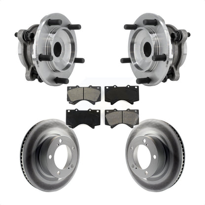Kit de plaquettes de Rotor de frein à disque enduit de roulement de moyeu avant pour Toyota Tundra Sequoia 4W