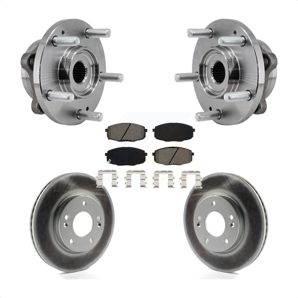 Kit de rotor et de plaquettes de frein revêtus de roulement de moyeu avant, pour Kia Soul, à aspiration naturelle