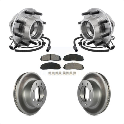 Kit de plaquettes de Rotor de frein à disque enduit de roulement de moyeu avant pour Ford F-350 Super Duty 4W