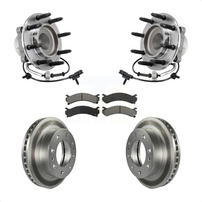 Kit de rotor de frein et de plaquettes avec roulement de moyeu avant pour Chevrolet Express 2018 250