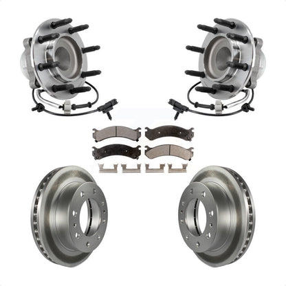 Kit de rotor de frein et de plaquettes avec roulement de moyeu avant pour Chevrolet Express 2018 250