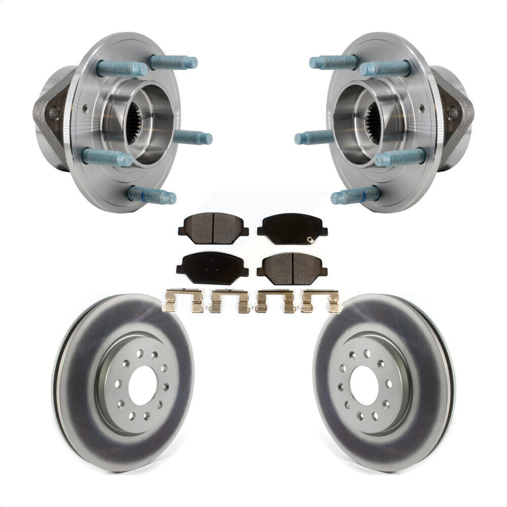 Kit de Rotor et de plaquettes de frein revêtus de roulement de moyeu avant, pour Chevrolet Equinox GMC Terrai