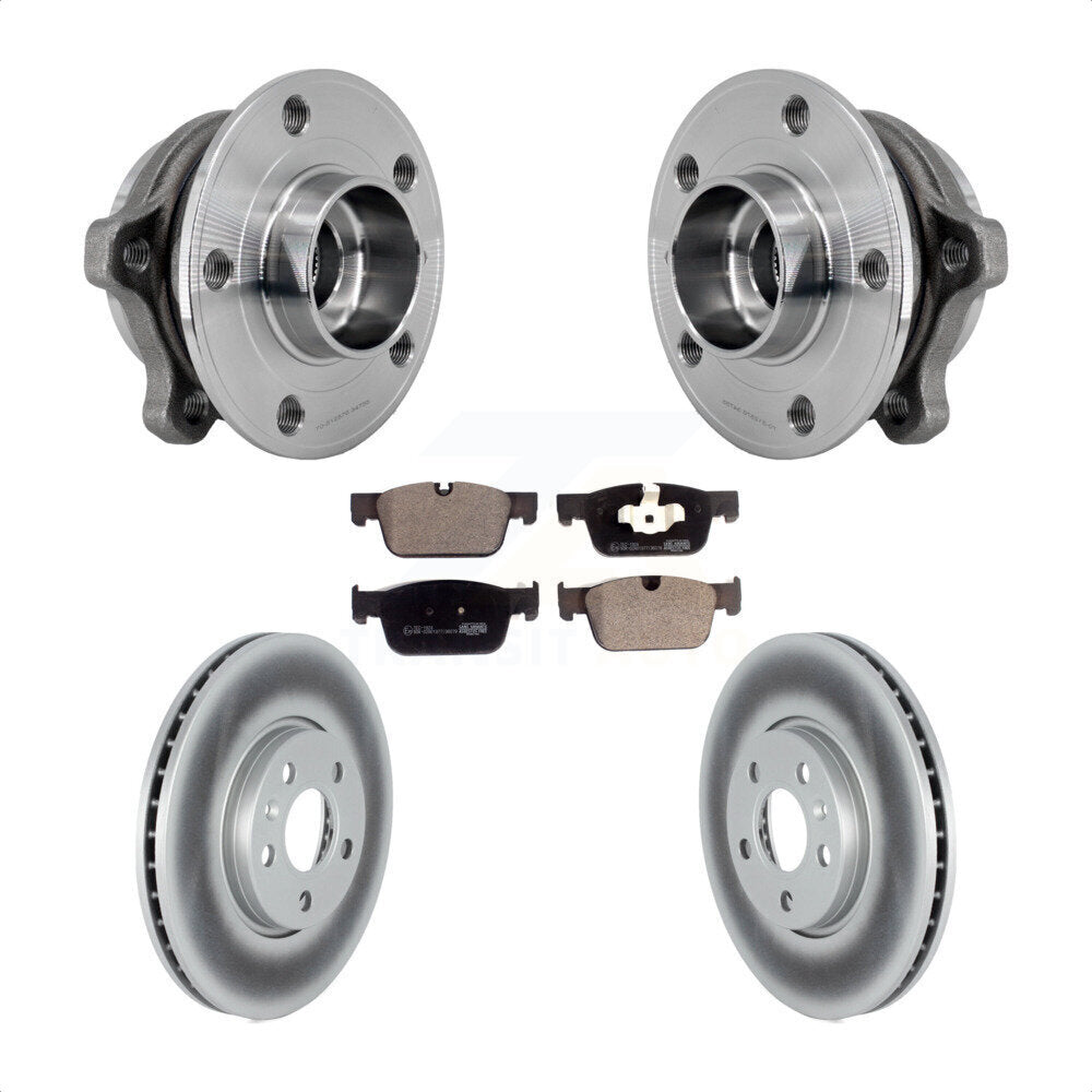 Kit de plaquettes de Rotor de frein enduit de roulement de moyeu avant, pour Volvo S60 V60 S90 Cross Country