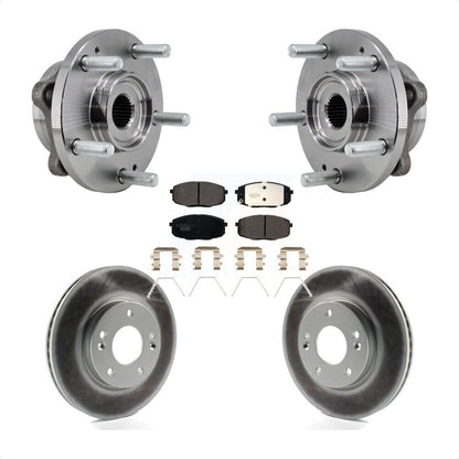 Kit de rotor et de plaquettes de frein revêtus de roulement de moyeu avant, pour Kia Soul, à aspiration naturelle