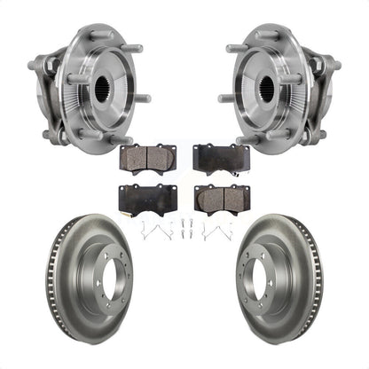 Kit de plaquettes de Rotor de frein à disque enduit de roulement de moyeu avant, pour Toyota 4Runner Lexus GX46