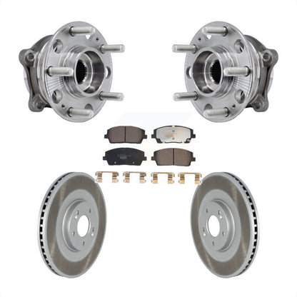 Kit de plaquettes de Rotor de frein enduites de roulement de moyeu avant, pour Hyundai palissade Kia Tellurid