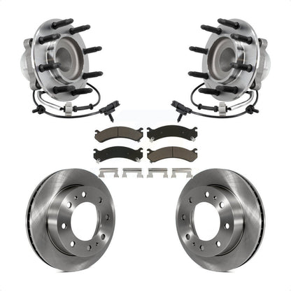Ensemble de roulement de moyeu avant, Rotor de frein et Kit de plaquettes pour Chevrolet Express 2018 250