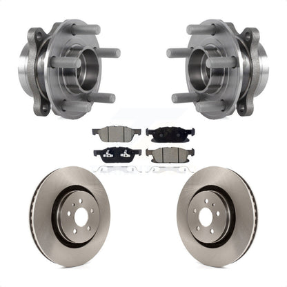 Kit de rotors et plaquettes de frein à disque, ensemble de roulements de moyeu avant pour Lincoln Nautilus