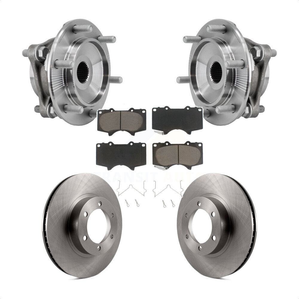 Kit de rotor et de plaquettes de frein, ensemble de roulements de moyeu avant, pour Toyota 4Runner Lexus GX47