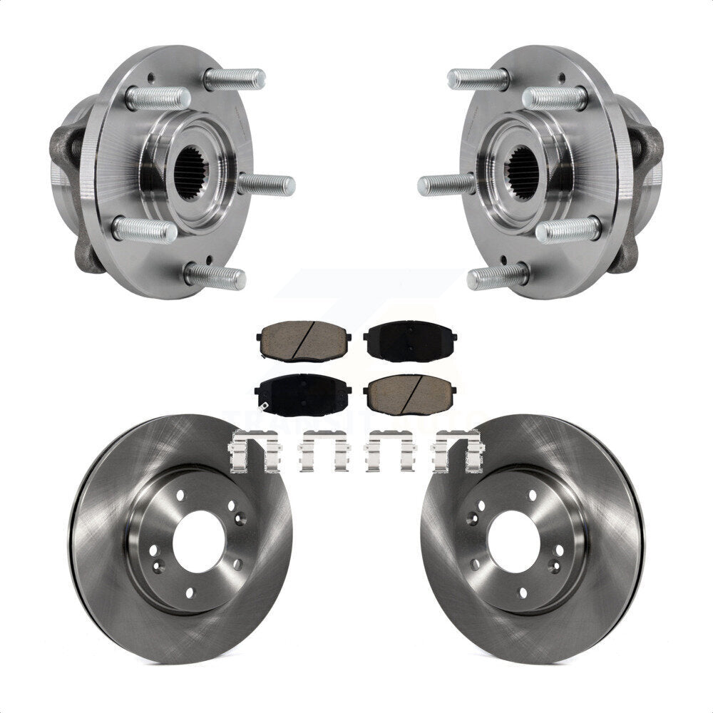 Kit de plaquettes de Rotor de frein, roulement de moyeu avant, pour Kia Soul 2017 – 2019, à aspiration naturelle