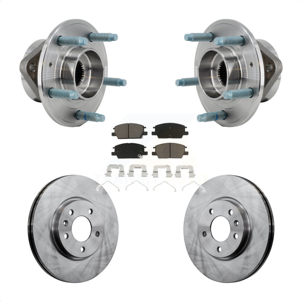 Kit de plaquettes de Rotor de frein, ensemble de roulements de moyeu avant, pour Chevrolet Equinox GMC Terrai