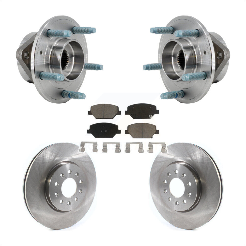 Kit de plaquettes de Rotor de frein, ensemble de roulements de moyeu avant, pour Chevrolet Equinox GMC Terrai