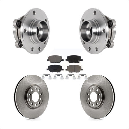 Kit de Rotor et de plaquettes de frein à disque, roulement de moyeu avant, pour Jeep Compass Renegade Fiat 500