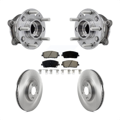 Kit de Rotor et plaquettes de frein à disque, roulement de moyeu avant, pour Hyundai palissade Kia Tellurid