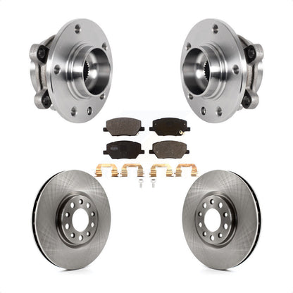 Kit de Rotor et de plaquettes de frein à disque, roulement de moyeu avant, pour Jeep Compass Renegade Fiat 500