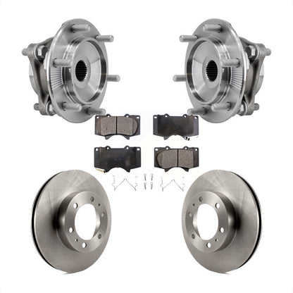 Kit de Rotor et de plaquettes de frein, roulement de moyeu avant, pour Toyota Tacoma 4Runner FJ Cruiser 4W