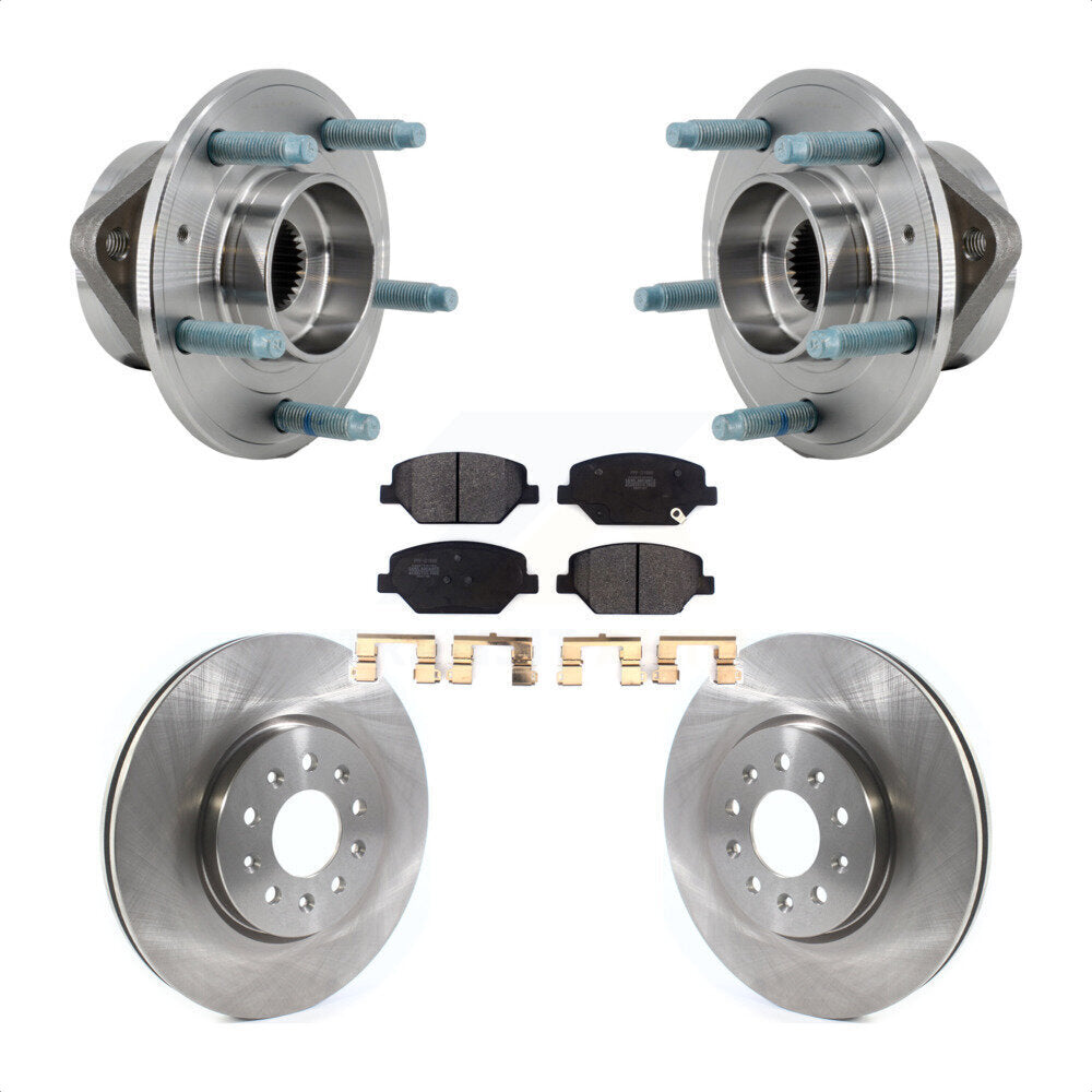 Kit de plaquettes de Rotor de frein, ensemble de roulements de moyeu avant, pour Chevrolet Equinox GMC Terrai