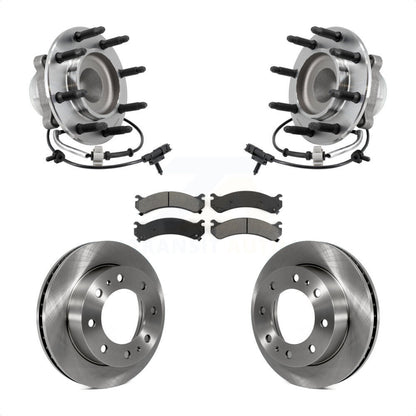 Ensemble de roulement de moyeu avant, Rotor de frein et Kit de plaquettes pour Chevrolet Express 2018 250