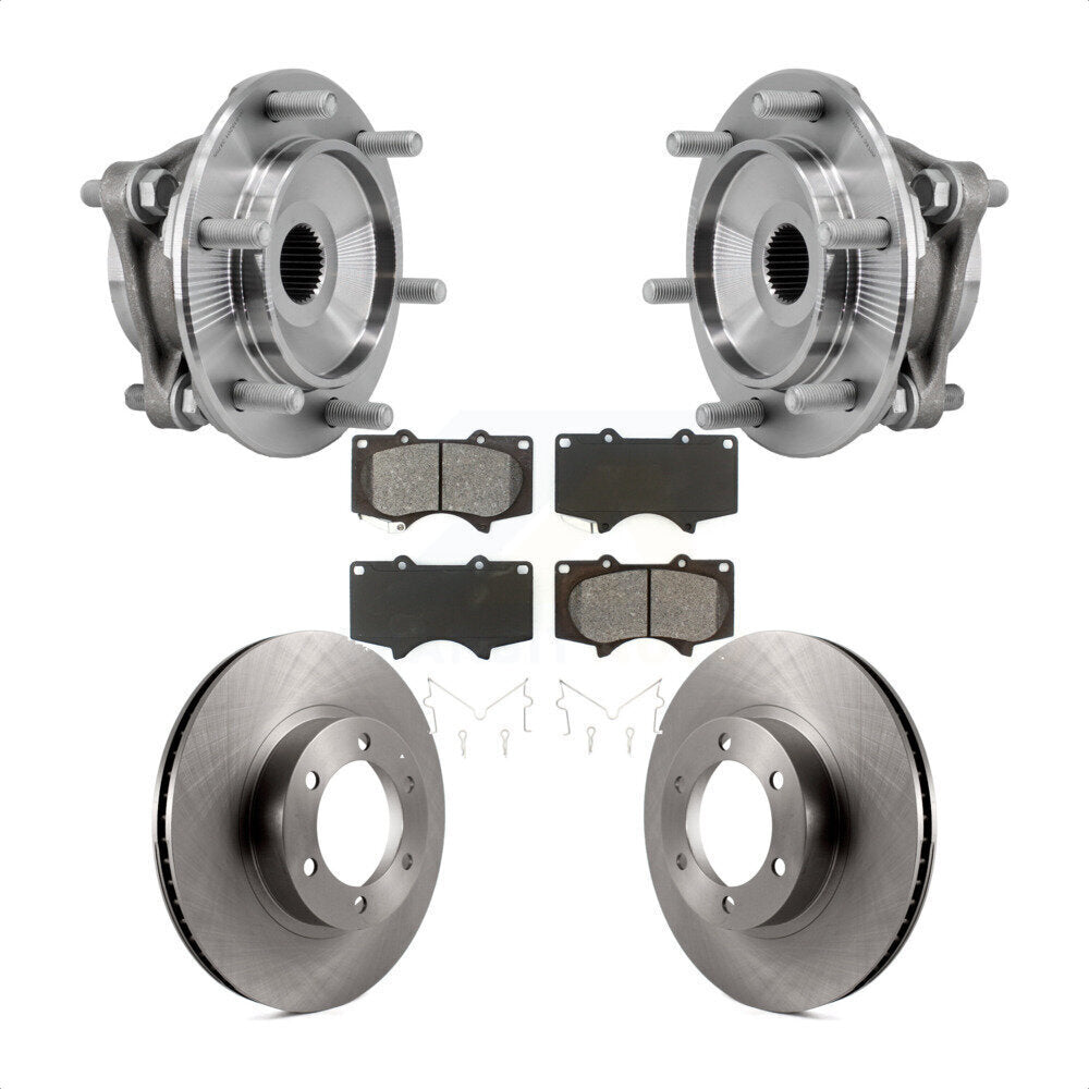 Kit de rotor et de plaquettes de frein, ensemble de roulements de moyeu avant, pour Toyota 4Runner Lexus GX47
