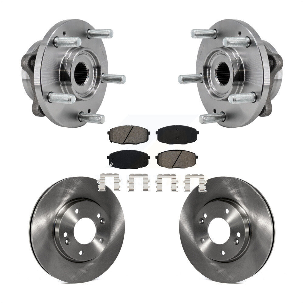 Kit de plaquettes de Rotor de frein, roulement de moyeu avant, pour Kia Soul 2017 – 2019, à aspiration naturelle
