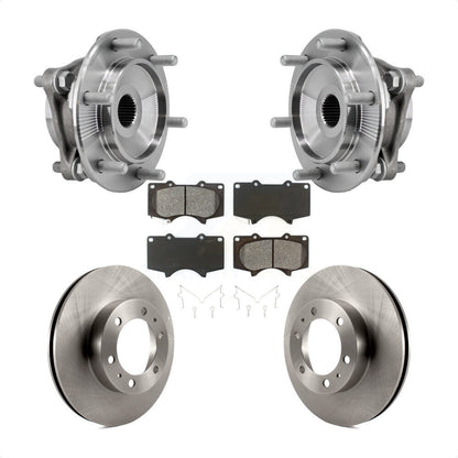 Kit de Rotor et de plaquettes de frein, roulement de moyeu avant, pour Toyota Tacoma 4Runner FJ Cruiser 4W