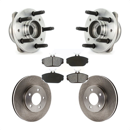 Ensemble de roulements de moyeu avant, Rotors et plaquettes de frein à disque, Kit pour Ford Windsta 1998